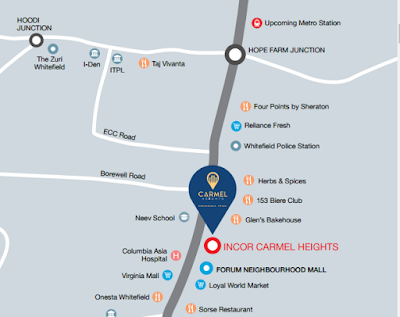 Incor Carmel Heights Location Map