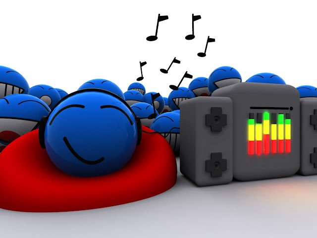 3d music smileys