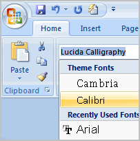 Bekerja Dengsan Format Text - Microsoft Word 2007