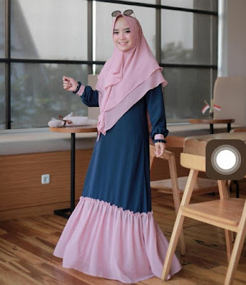 model hijab untuk wajah bulat terbaru