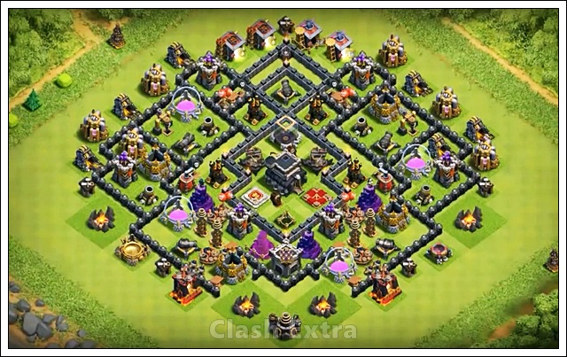 10 Clash of Clans Mejores Bases de Guerra TH9 Anti 3 Estrellas 2019