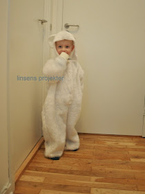 hjemmesyet fastelavn kostume isbjørn