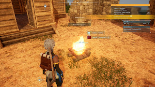 The player stands in front of a Campfire in Palworld.