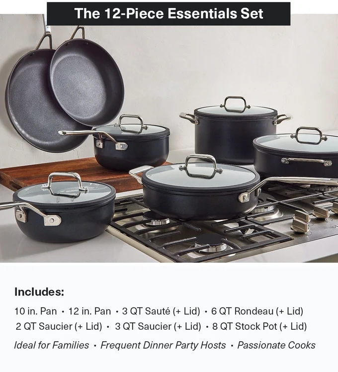 Misen Nonstick Essentials  Better nonstick, at a better price — now in a full collection of essential cookware