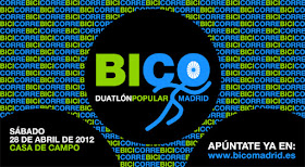 Duatlón Popular de Madrid, el sábado 28 de abril 