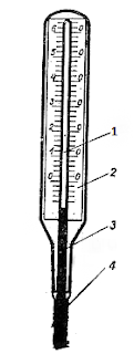 Устройство жидкостного термометра