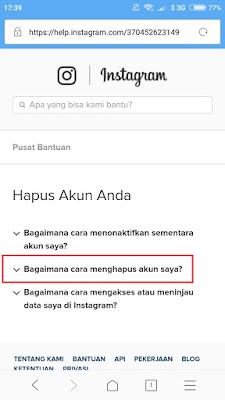 Cara Menghapus Akun Instagram Secara Permanen