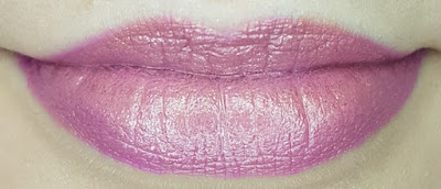 Avon mark. Epic Lipstick in Sweet Taffy and Epic Transformers Lipstick in Guilty Pleasure lip swatch