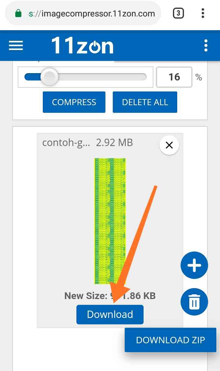 Cara Mengubah Ukuran Gambar menjadi 1 MB tanpa Aplikasi di HP Android dan iPhone - Langkah #5