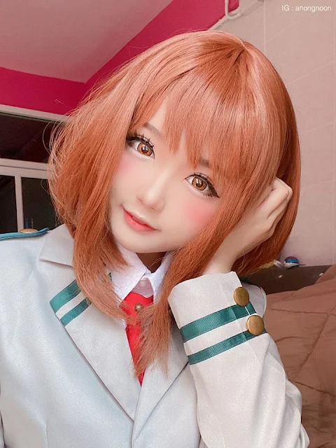 Cute Cosplay Ochacho Uraraka