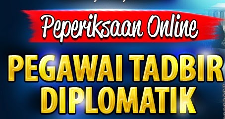 Contoh soalan exam ptd m41  Peperiksaan online ptd 2014