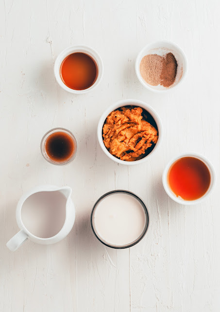 recipe ingredients displayed in bowls.