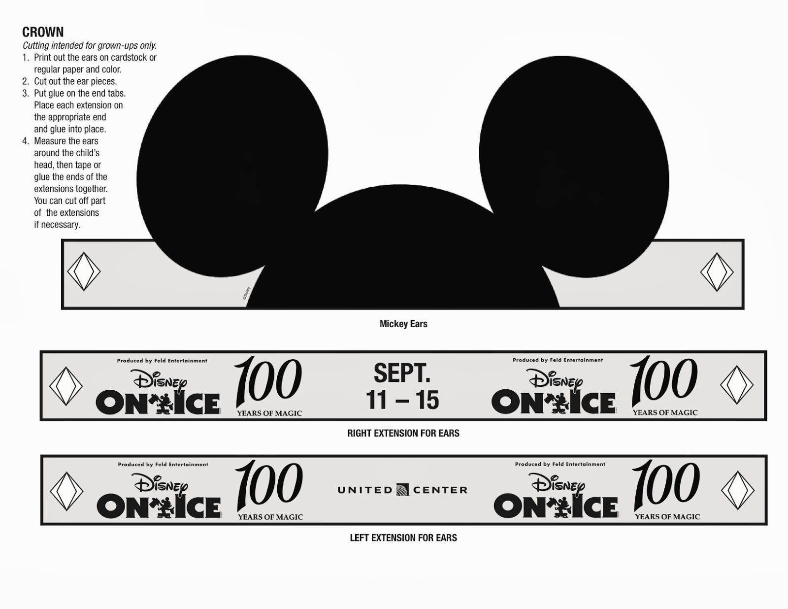 Free Printable Mickey And Minnie Ears Oh My Fiesta In English