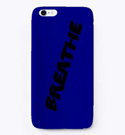 Breathe iPhone Case Dark Blue