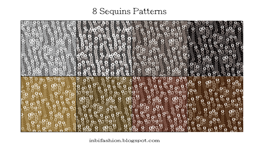 8 Sequins Patterns Vectors