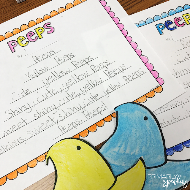 Using Peeps to Write Poems