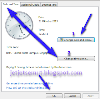 cara mengatur waktu komputer