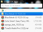 cara ekstrak file di blackberry