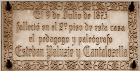 Placa de Homeje póstumo a Esteve Paluzíe i Cantalozella