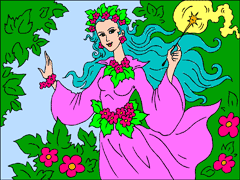 fairy coloring pages