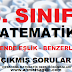 8. SINIF MATEMATİK - ÜÇGENDE EŞLİK BENZERLİK ÇIKMIŞ SORULAR