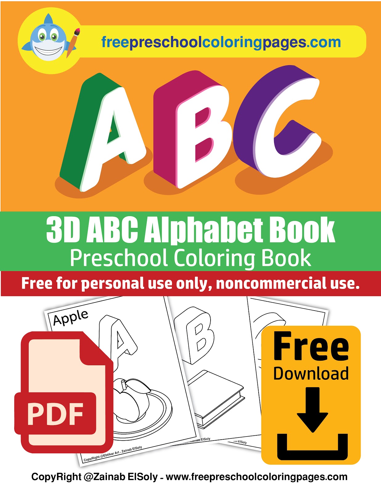 Download 3d Abc Alphabet For Kids Pdf Free Download