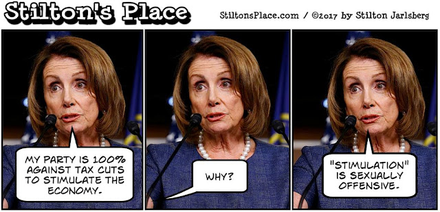 stilton’s place, stilton, political, humor, conservative, cartoons, jokes, hope n’ change, tax reform, pelosi, house, tax cuts