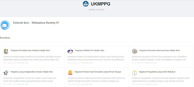 Portofolio Dan Unggah Berkas UKIN UKMPPG