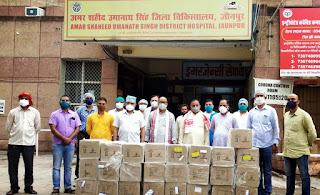समाजसेवी ज्ञान प्रकाश सिंह ने जिला अस्पताल को अब दिया 6000 सेफेक्सान इंजेक्शन | #NayaSaberaNetwork