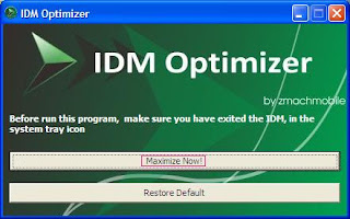 Free download IDM Optimizer 4shared mediafire tips IDM Optimizer