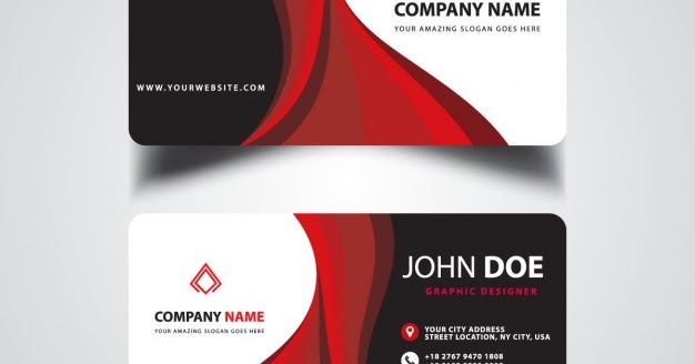 Template ID CARD Format CorelDraw Bagus Banget  Guru Corel