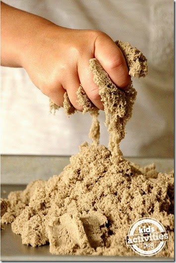 12 Fun ways to play with Kinetic Sand - awesome list to use with our new favorite sensory activity for toddler, preschool, and kindergarten. We LOVE Kinetic Sand! 