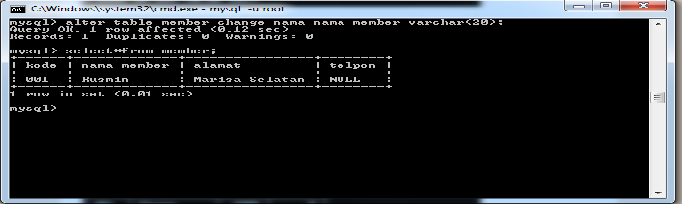 CARA MEMBUAT DATABASE MENGGUNAKAN COMMAND PROMPT ( CMD 