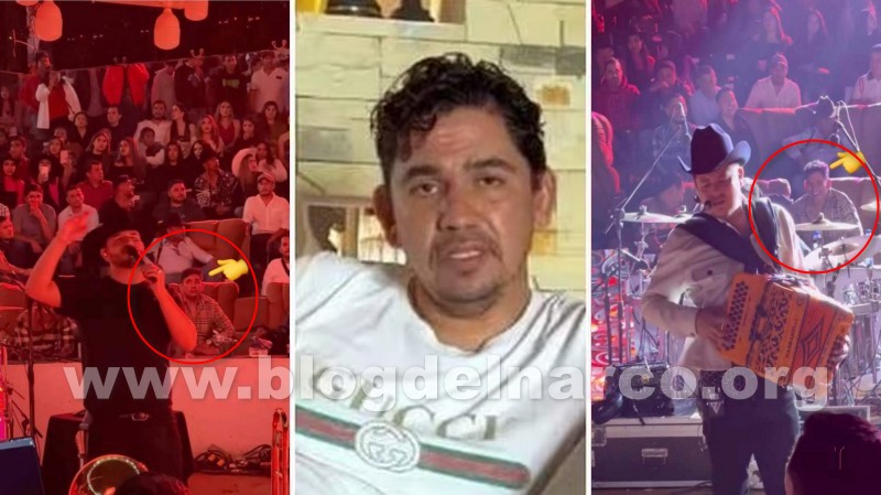 José Alfredo Hurtado Olascoaga, El Fresa, disfruto del concierto de Edén Muñoz y Remmy Valenzuela en Tejupilco, Estado de México