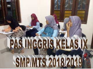 kisi kisi soal essay bahasa inggris kelas 9