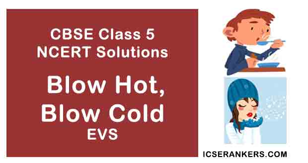 NCERT Solutions for Class 5th EVS Chapter 15 Blow Hot, Blow Cold