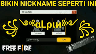 Font Nickname Free Fire Keren