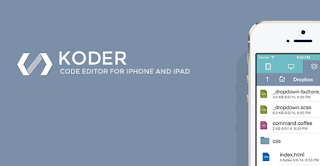 Develop software apps on iOS phone with Koder