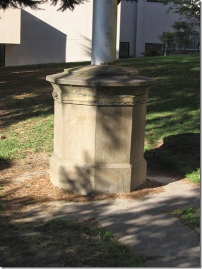 IMG_3824 Flagpole Base at Milwaukie High School in Milwaukie, Oregon on September 27, 2008