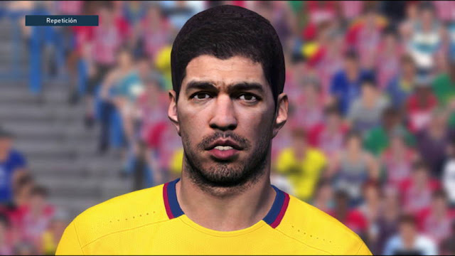 Luis Suarez Face PES 2016