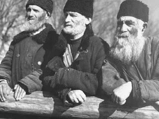 three old men with white beards