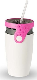 Twizz Travel Mug With Silicone Membrane Twist Top That Moves Like An Aperture On Camera Lenses