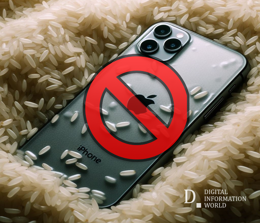 Instead, the tech giant recommends tapping out liquid and air-drying phones with connectors facing downward.