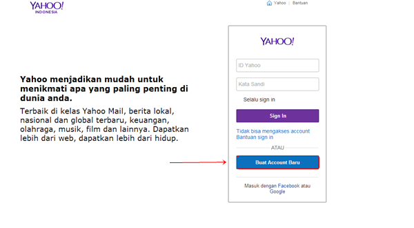 Daftar Yahoo