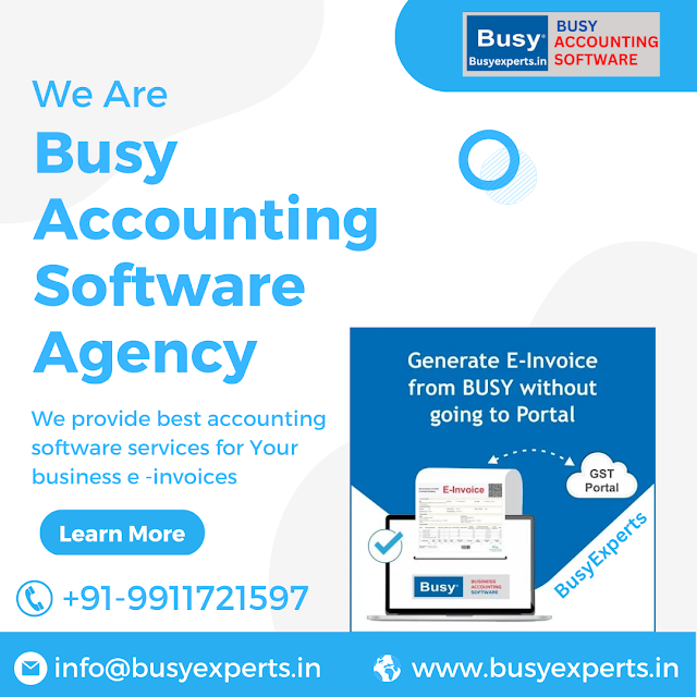 Busy Accounting Software Services For E - Invoices