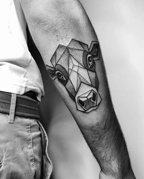 38 tatuagens de vaca para homens