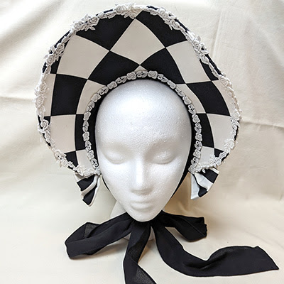 Enchantlic Enchantilly Diamond Check Half Bonnet