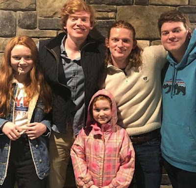 Sadie Sink with Her Brothers and Sister
