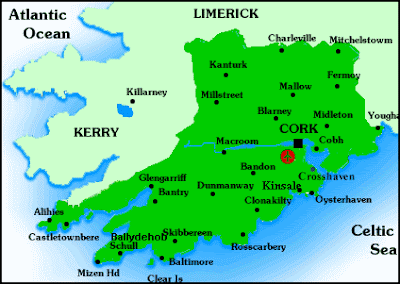 Cork Map Regional City