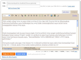 tips dan trik blogger